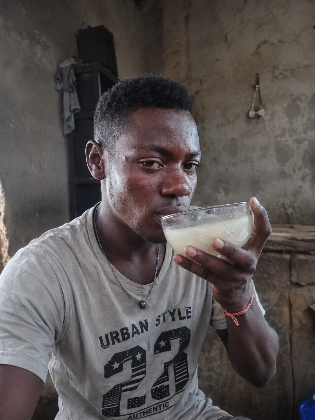 Garri and cold water, the honest reality of that season