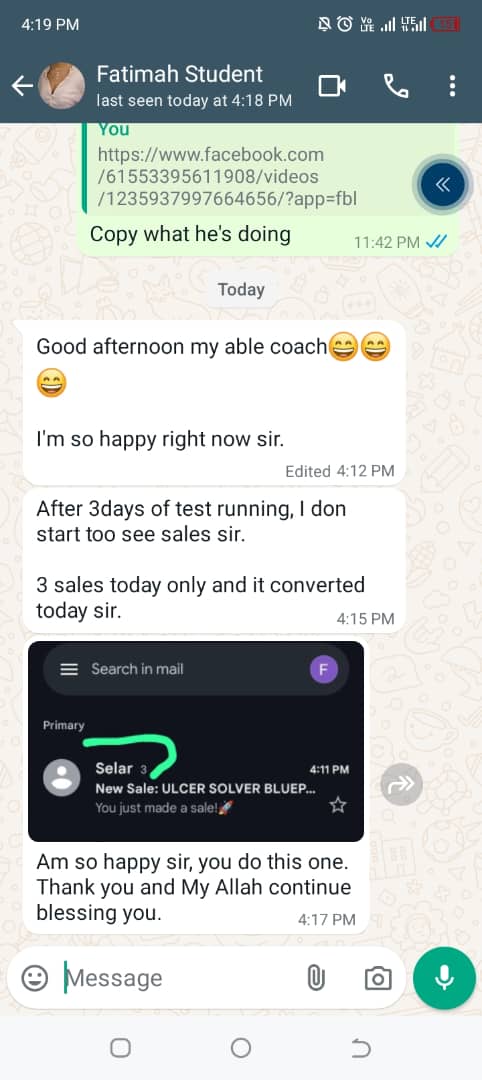 Screenshot showing digital product sales proof 3
